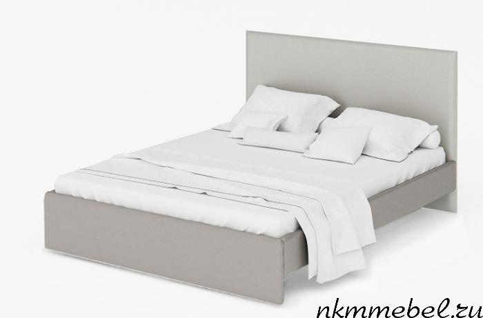 Кровать с мягким изголовьем "АВРОРА" 1,2 с настилом