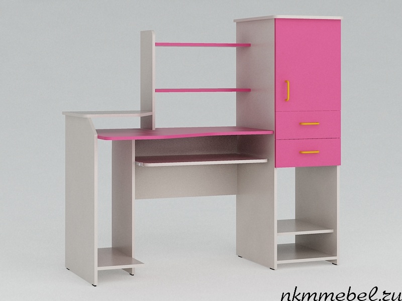Детские столы спб. Розовый стол для девочки. Розовый компьютерный стол. Розовый письменный стол для девочки.